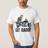 BIKER CAT T-shirts, CAT DADDY-T - shirts (Voorkant)
