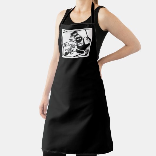 Biker chef apron schort (Insitu)