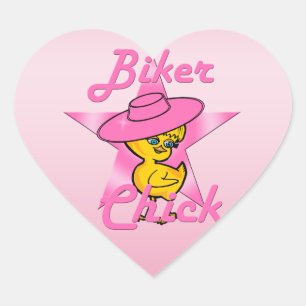 Biker Chick #8 Hart Sticker
