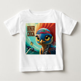 Biker Chick Baby Jersey T-shirt
