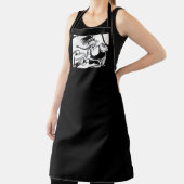 Biker Chick chef apron Schort (Insitu)