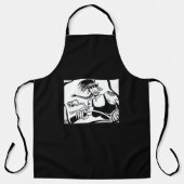 Biker Chick chef apron Schort (Voorkant)