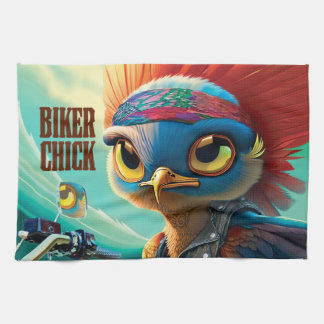 Biker Chick Keuken Handdoeken