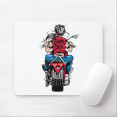 Biker Chick Muismat (Met muis)