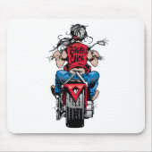 Biker Chick Muismat (Voorkant)