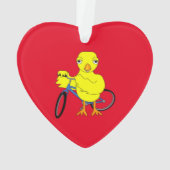 Biker Chick Ornament (achterkant)