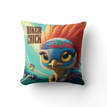 Biker Chick Sierkussen