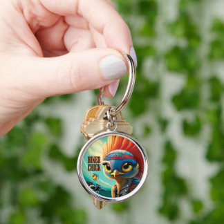 Biker Chick Sleutelhanger