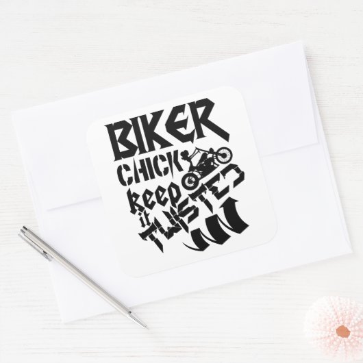 Biker Chick Sticker (Envelop)