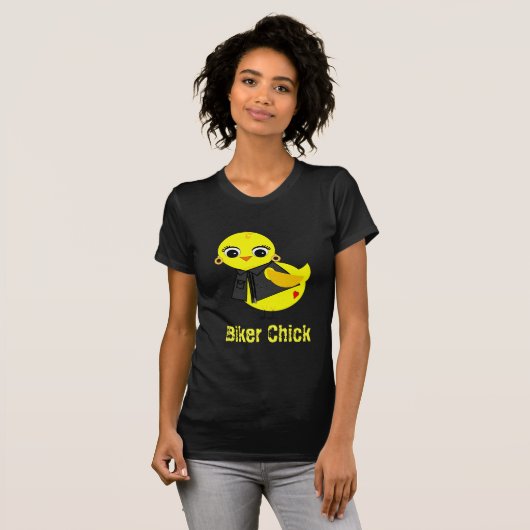 Biker Chick T-shirt (Voorkant volledig)