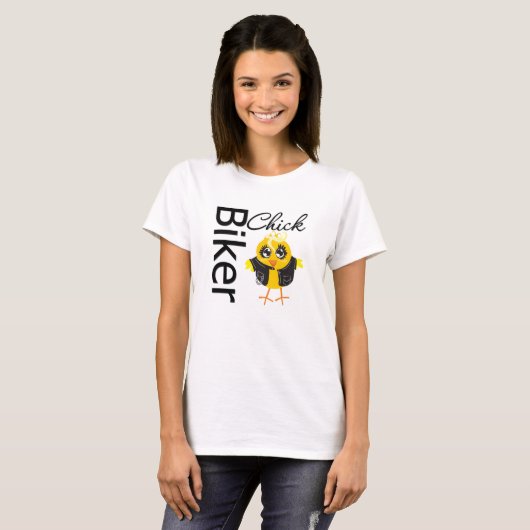 Biker Chick T-shirt (Voorkant volledig)
