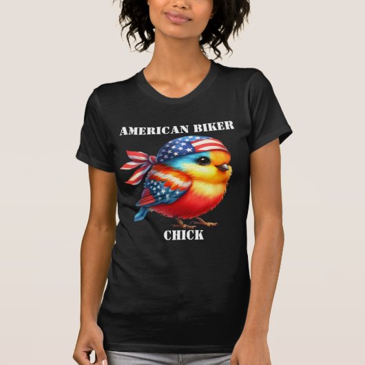 BIKER CHICK T-SHIRT (Voorkant)