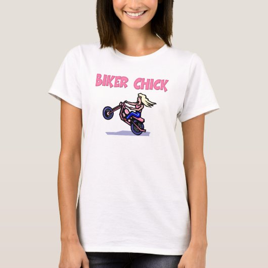 Biker Chick T-shirt (Voorkant)