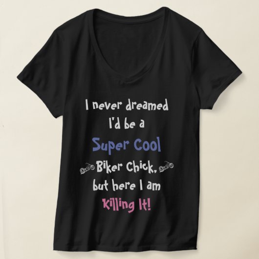 Biker Chick T-shirt Denver (Laagn)