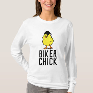 BIKER CHICK, T-shirts voor motorfietsen voor dames
