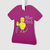 Biker Chick Tekst Ornament (voorkant)