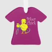Biker Chick Tekst Ornament (achterkant)
