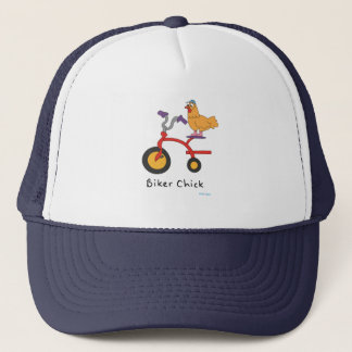 Biker Chick Trucker Hat Pet