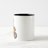 Biker Chick Tweekleurige Koffiemok (Center)