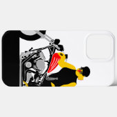 BIKER CHICK zit op haar motorfiets Case-Mate iPhone Case (Achterkant (horizontaal))
