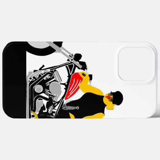 BIKER CHICK zit op haar motorfiets Case-Mate iPhone Case (Achterkant (horizontaal))