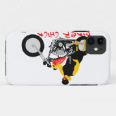 BIKER CHICK zit op haar motorfiets Case-Mate iPhone Case (Achterkant (horizontaal))