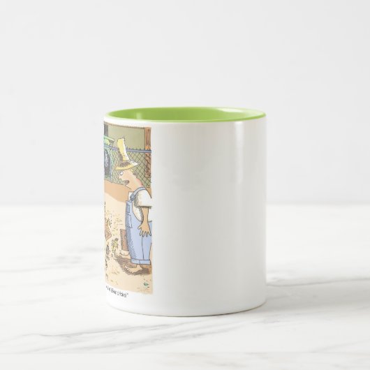 Biker Chicken "the original" two tone mok (Center)