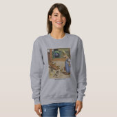 Biker Chicken women grijs sweatshirt (Voorkant volledig)