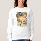 Biker Chicken women white sweatshirt (Voorkant)