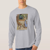 Biker Chicks grijs shirt met lange hoes (Voorkant)