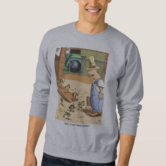 Biker Chicks grijs sweatshirt (Voorkant)