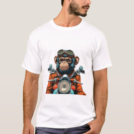 Biker Chimp Adventure T-shirt