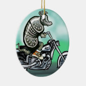 Biker Club Dillo Keramisch Ornament (Rechts)