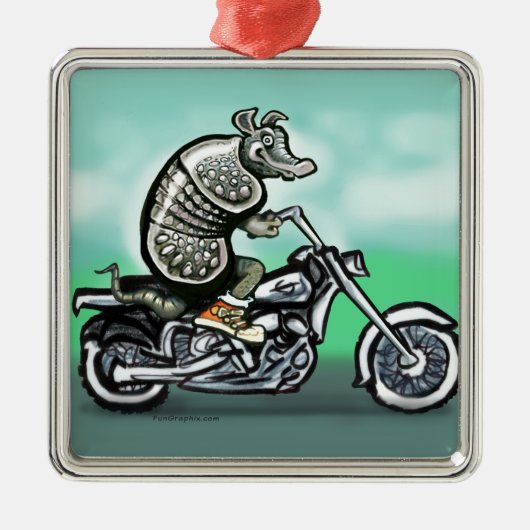 Biker Club Dillo Metalen Ornament (Voorkant)