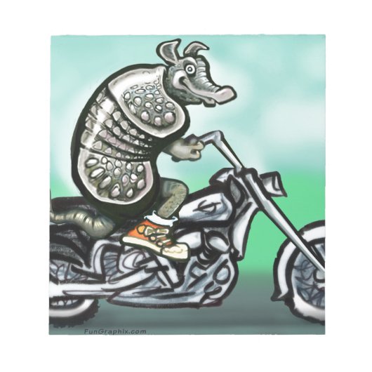 Biker Club Dillo Notitieblok (Voorkant)