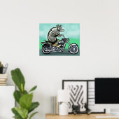 Biker Club Dillo Poster (Thuiskantoor)