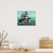 Biker Club Dillo Poster (Keuken)