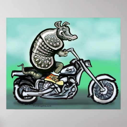 Biker Club Dillo Poster (Voorkant)