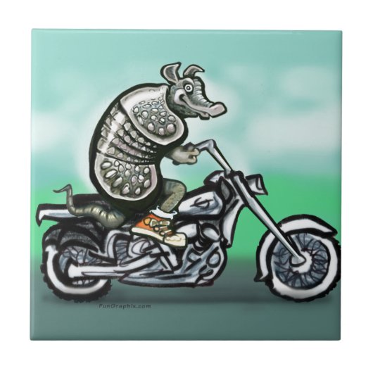 Biker Club Dillo Tegeltje (Voorkant)