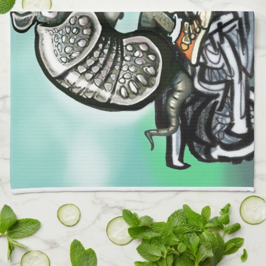 Biker Club Dillo Theedoek (Gevouwen)