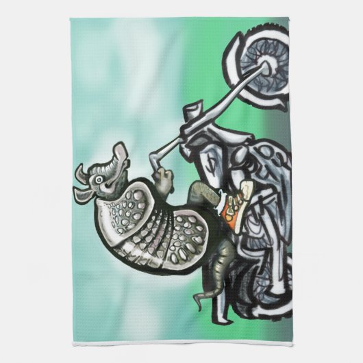 Biker Club Dillo Theedoek (Verticaal)