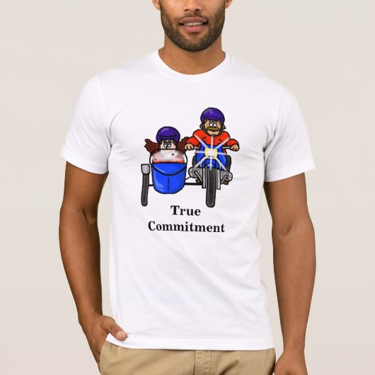 Biker Couple Commitment T-shirt (Voorkant)