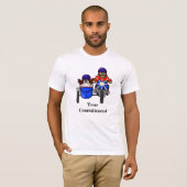 Biker Couple Commitment T-shirt (Voorkant volledig)