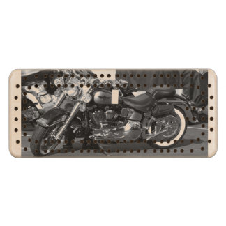 Biker Cribbage Board Esdoorn Cribbagebord