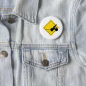 Biker Crossing Ronde Button 5,7 Cm (In situ)
