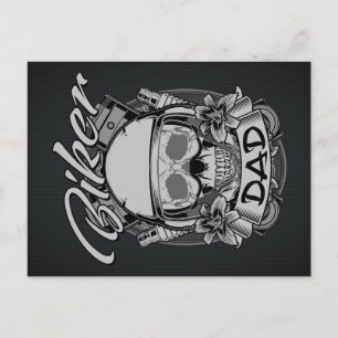 Biker Dad Briefkaart