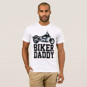 BIKER DAD DADDY MOTORCYCLE T-Shirts (Voorkant volledig)