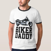 BIKER DAD DADDY T-Shirts (Voorkant)