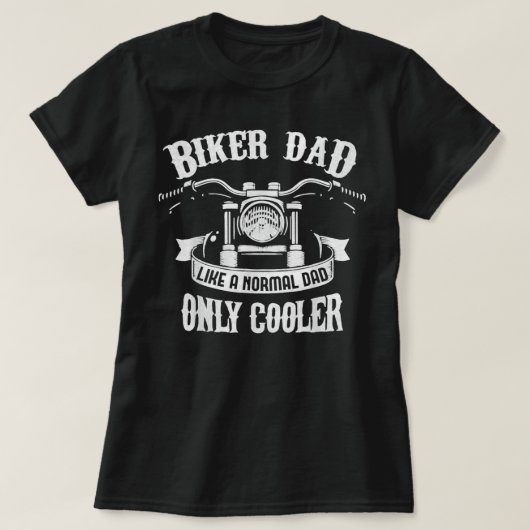 Biker Dad Vaderdag Design for Fathe T-shirt (Design voorkant)
