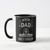 Biker Dad Vaderdag  design Mok (Links)